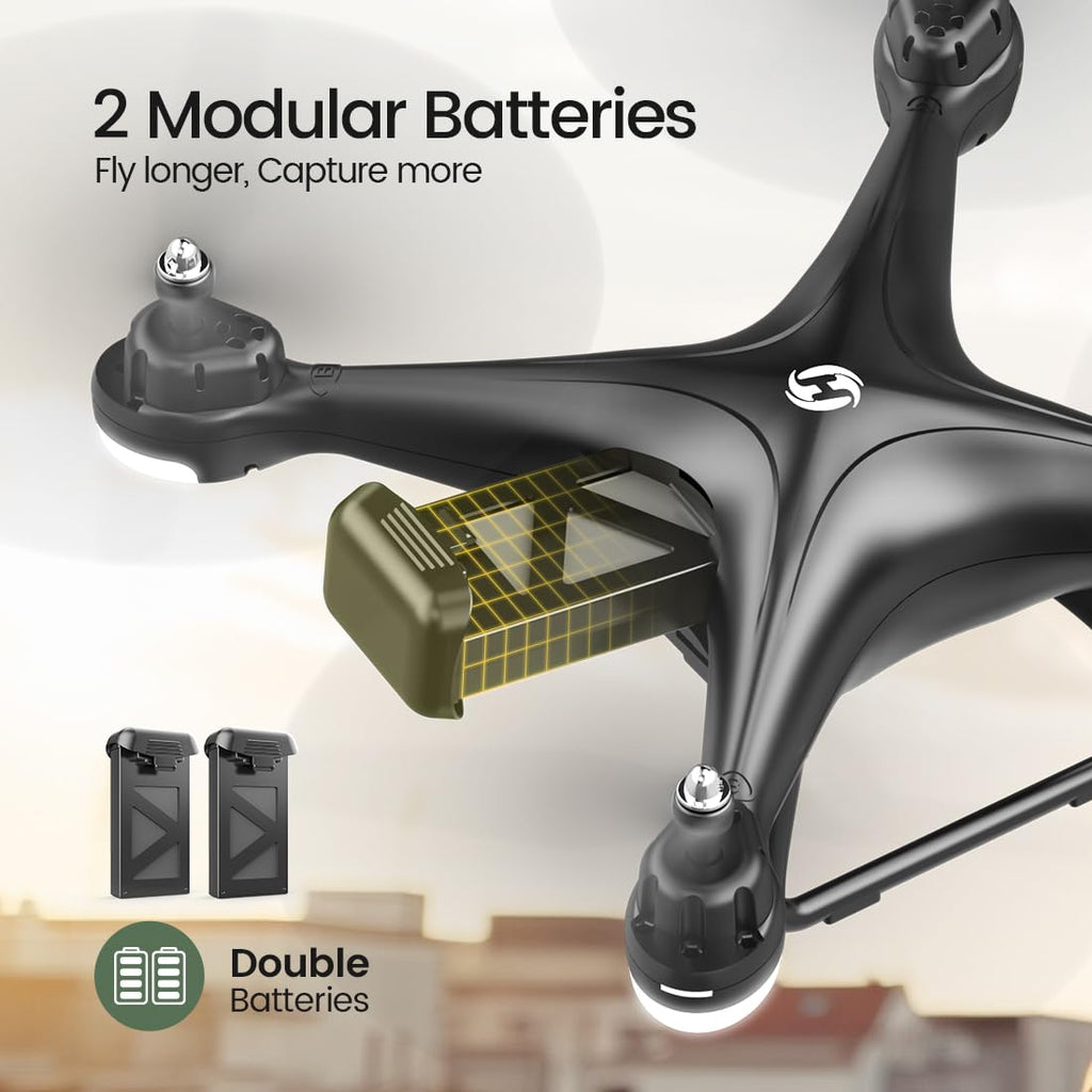 FPV RC Drone with 1080P HD Camera 2 Batteries E7210