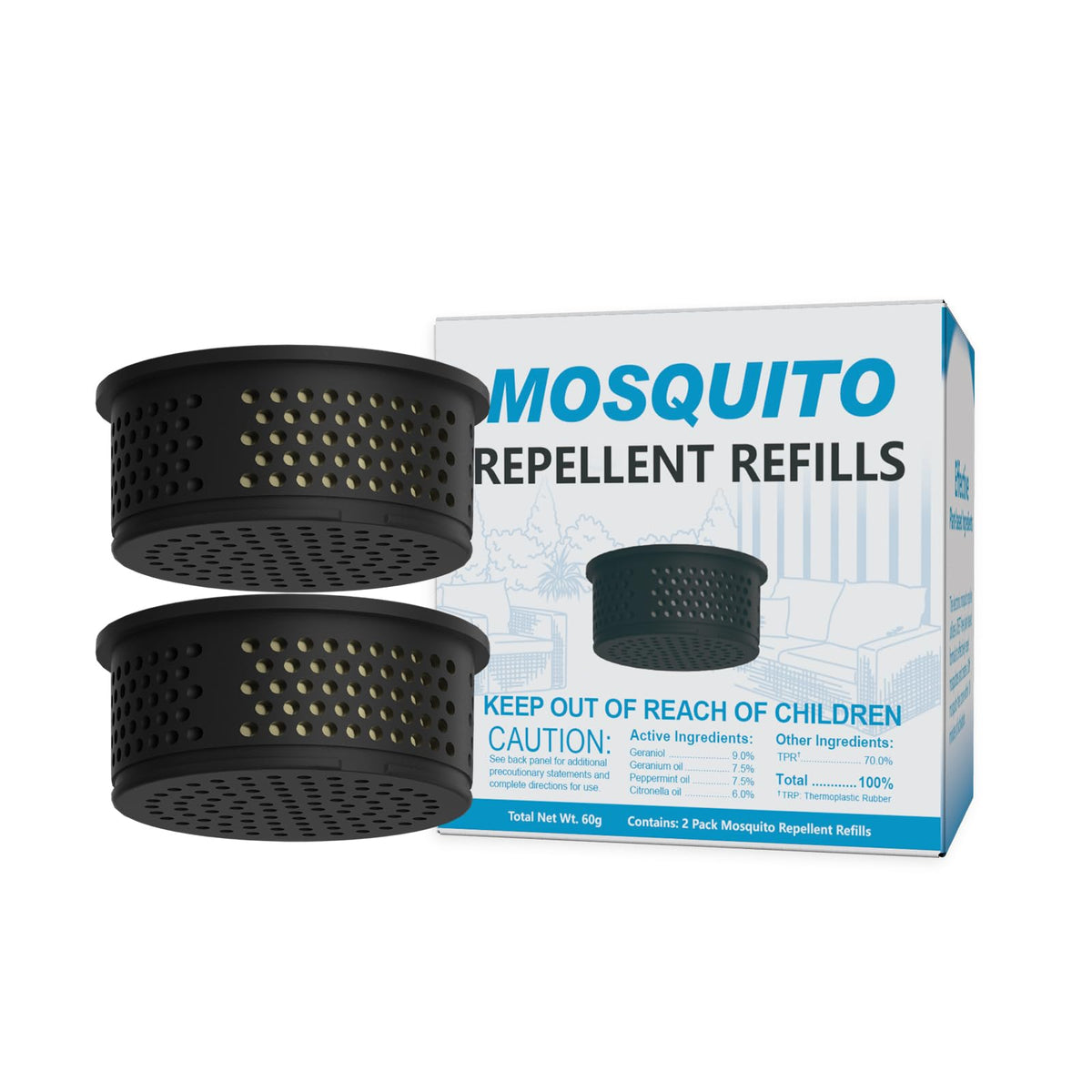 Mosquito Repellent Device Refills 2 Pack A750