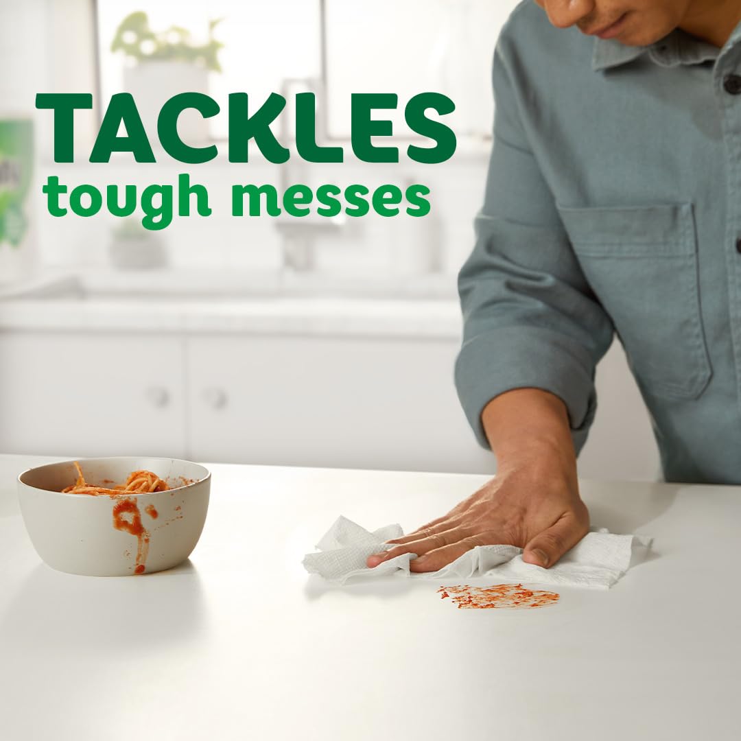 White Paper Towels, 6 Triple Rolls A28103