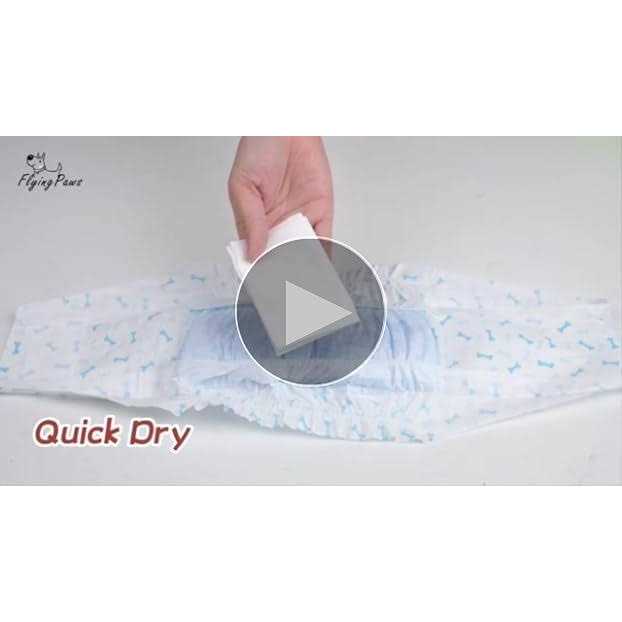 Absorbent Male Dog Wraps Belly Bands with Leak Protection E7626