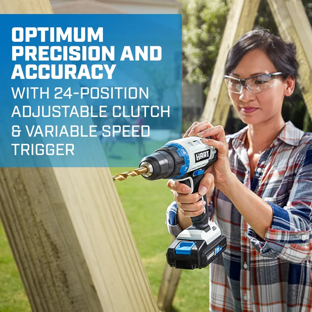 20-Volt Cordless 4-Tool Combo Kit & 200-Piece Drill & Driver Accessory Kit F526949