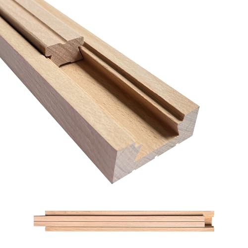 Wood Drawer Slides Undermount Center Mount Track 15.7 Inches S662350