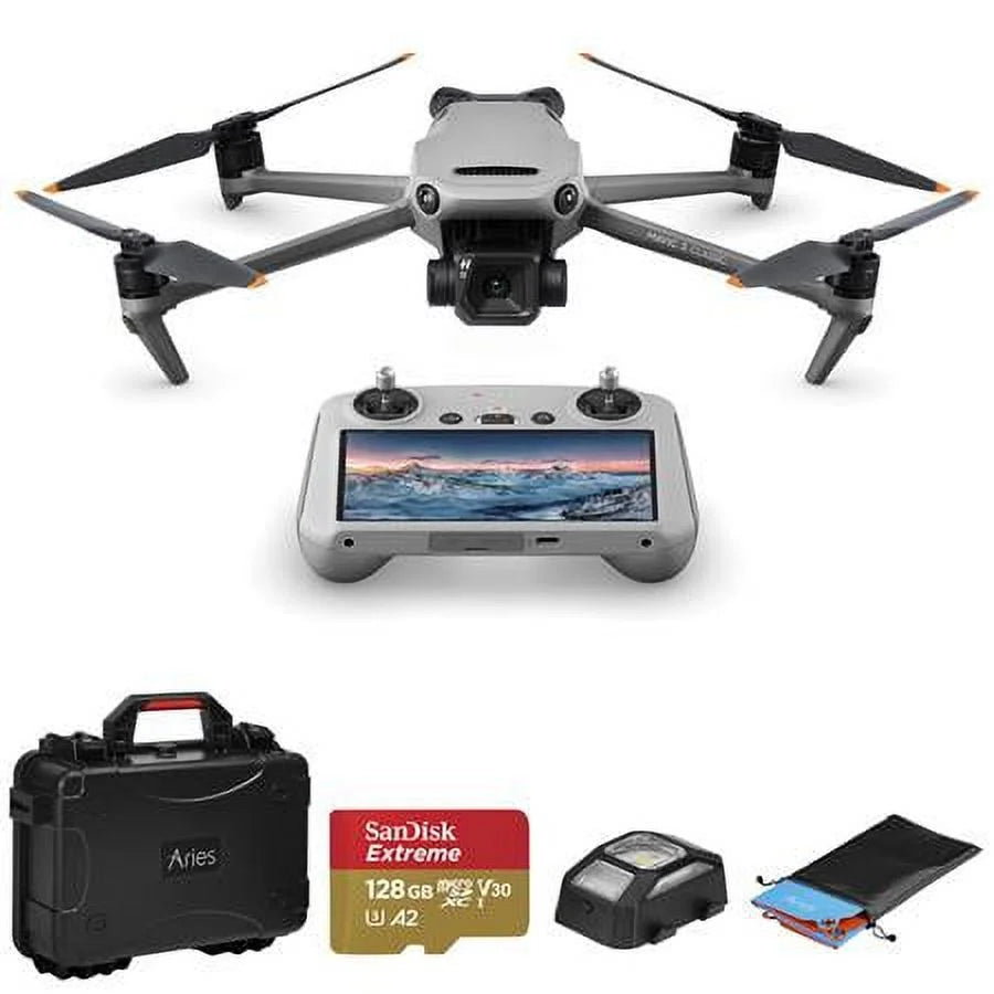 Mavic 3 Classic Drone with RC Controller, Carrying Case, 128GB microSD Card, Anti-Collision Light, Landing Pad N914383