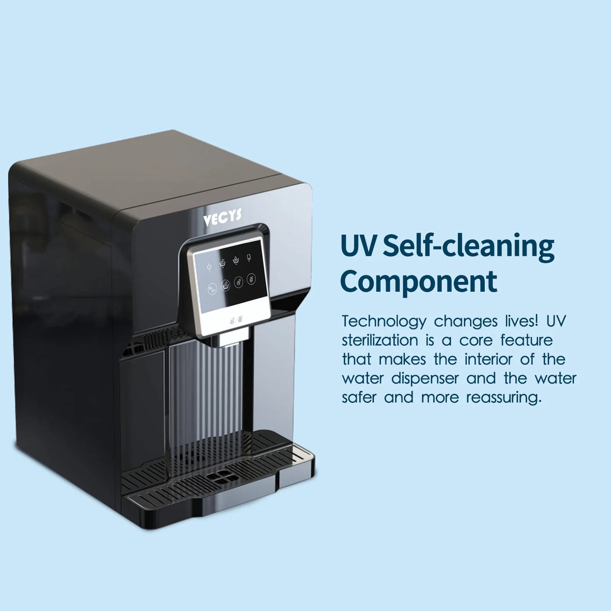 Water Cooler Dispenser with Built-in Ice Maker M571