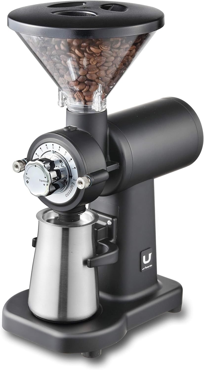 Electric Coffee Grinder 60mm Titanium Burr 20 Steps Beige E82002
