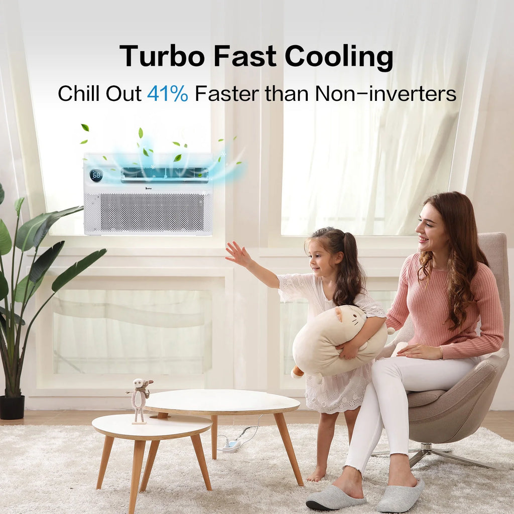 12000 BTU Smart Inverter Window Air Conditioner with Remote/App Control H6620