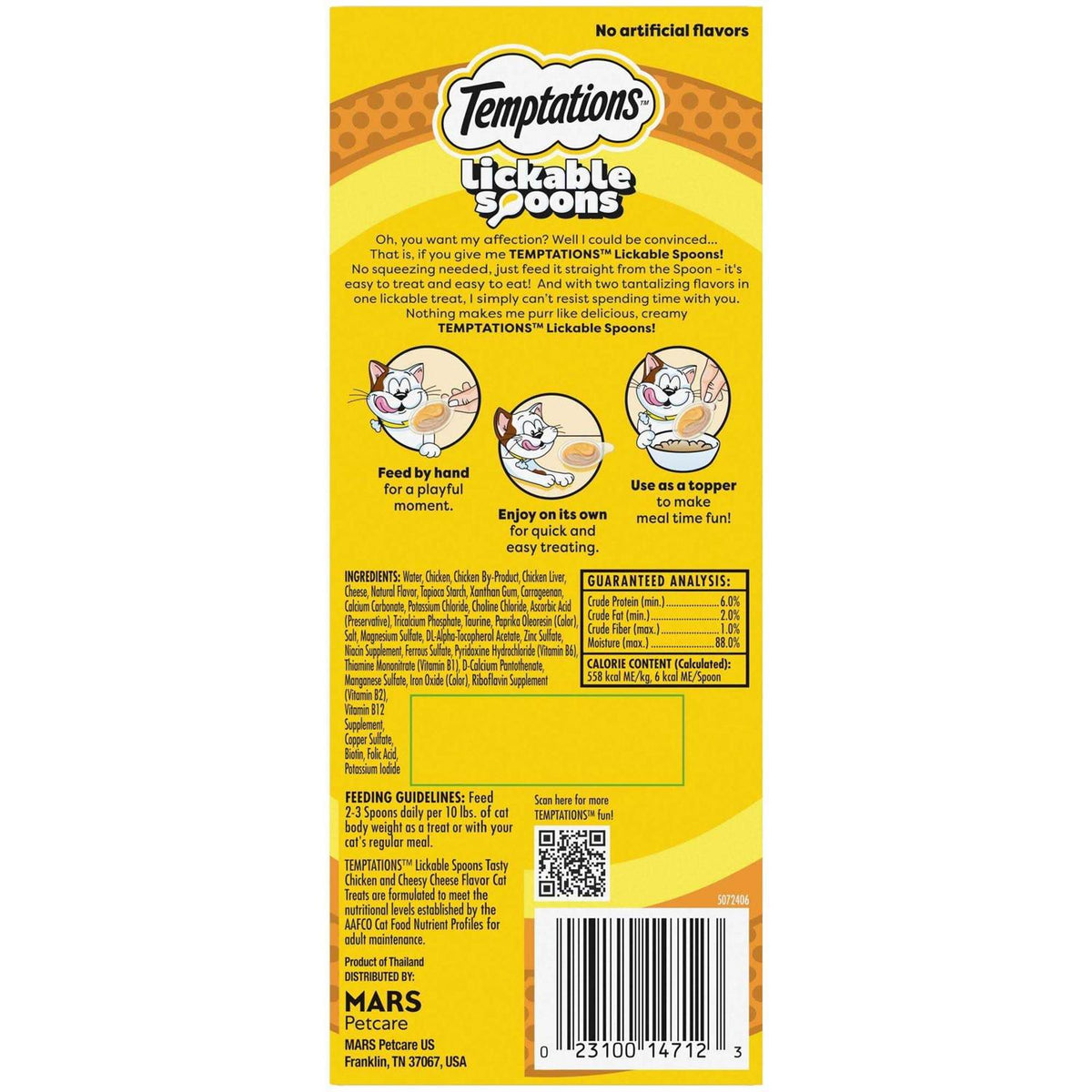 Lickable Spoons Cat Treats A71169