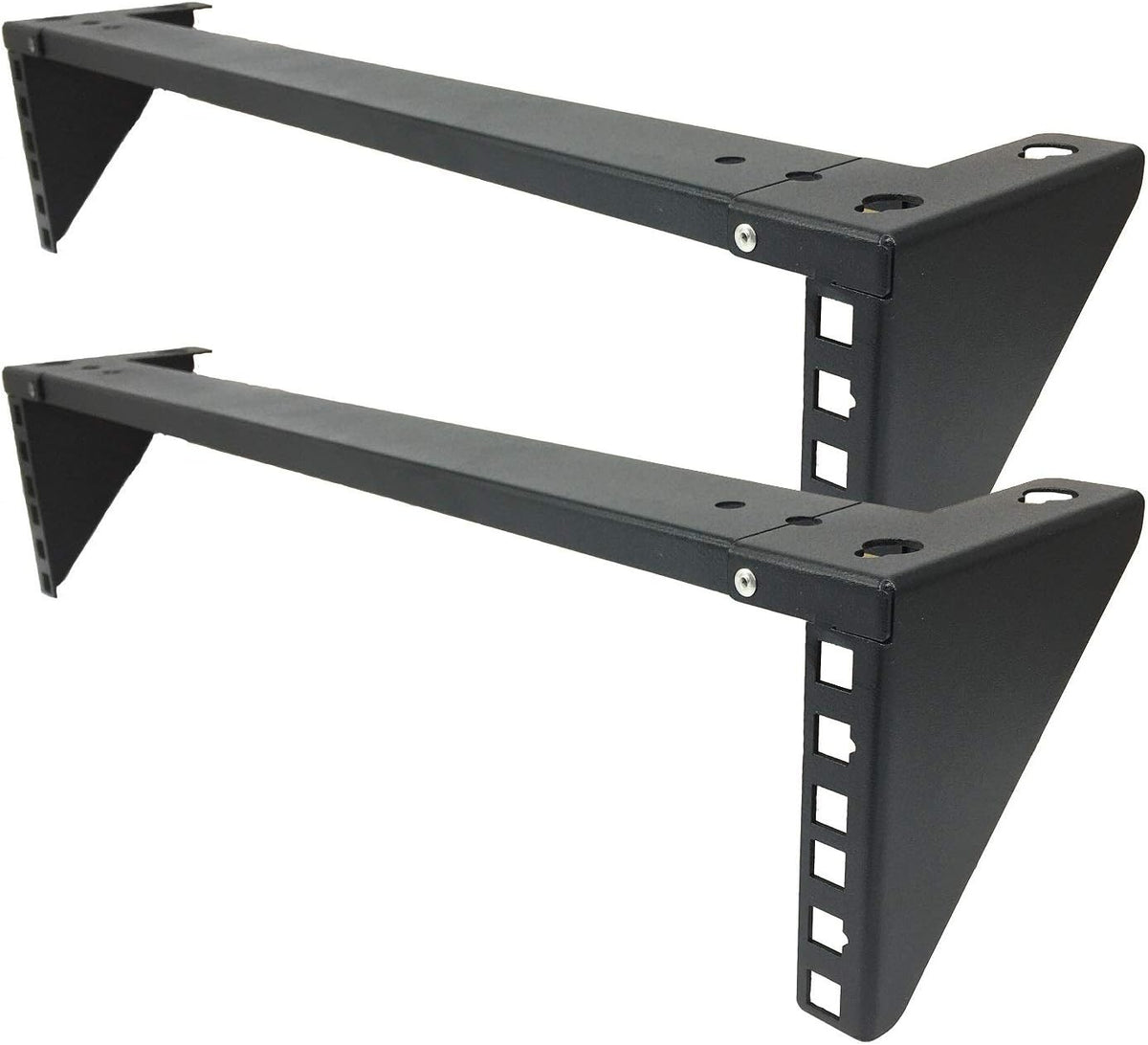 2U Light-Loading Foldable 19 Inches Cold Rolled Steel Vertical Wall Mount Rack M765