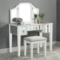 White Contemporary Vanity Set T3493
