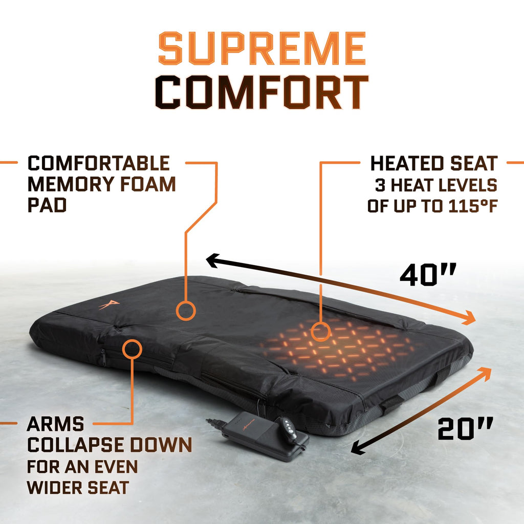 Heated Stadium Seats for Bleachers with Back Support N99868