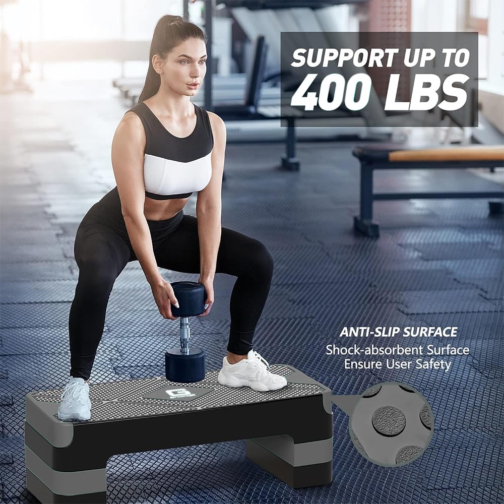 Aerobic Exercise Step, Adjustable Height O37282
