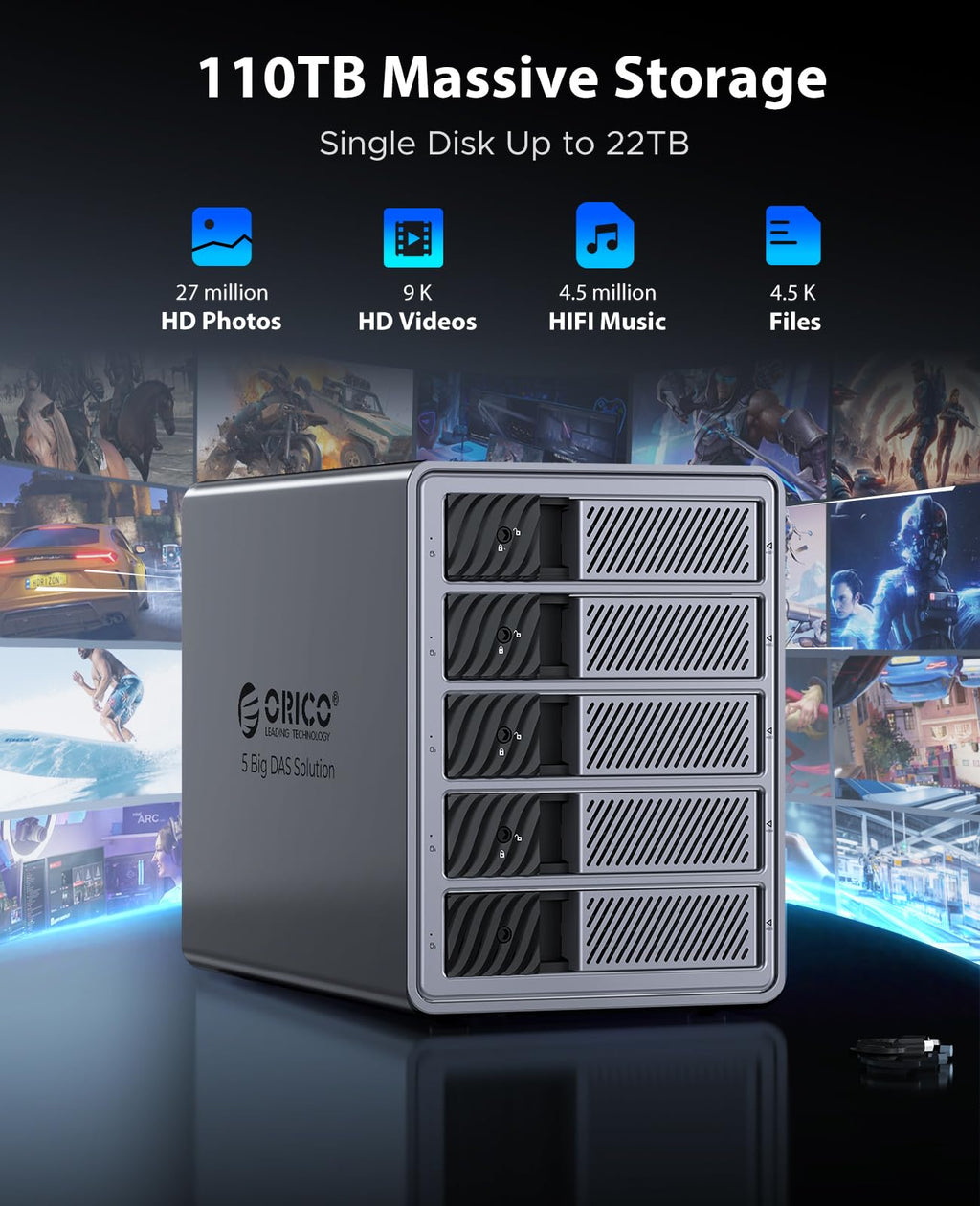 5 Bay HDD Enclosures U53181