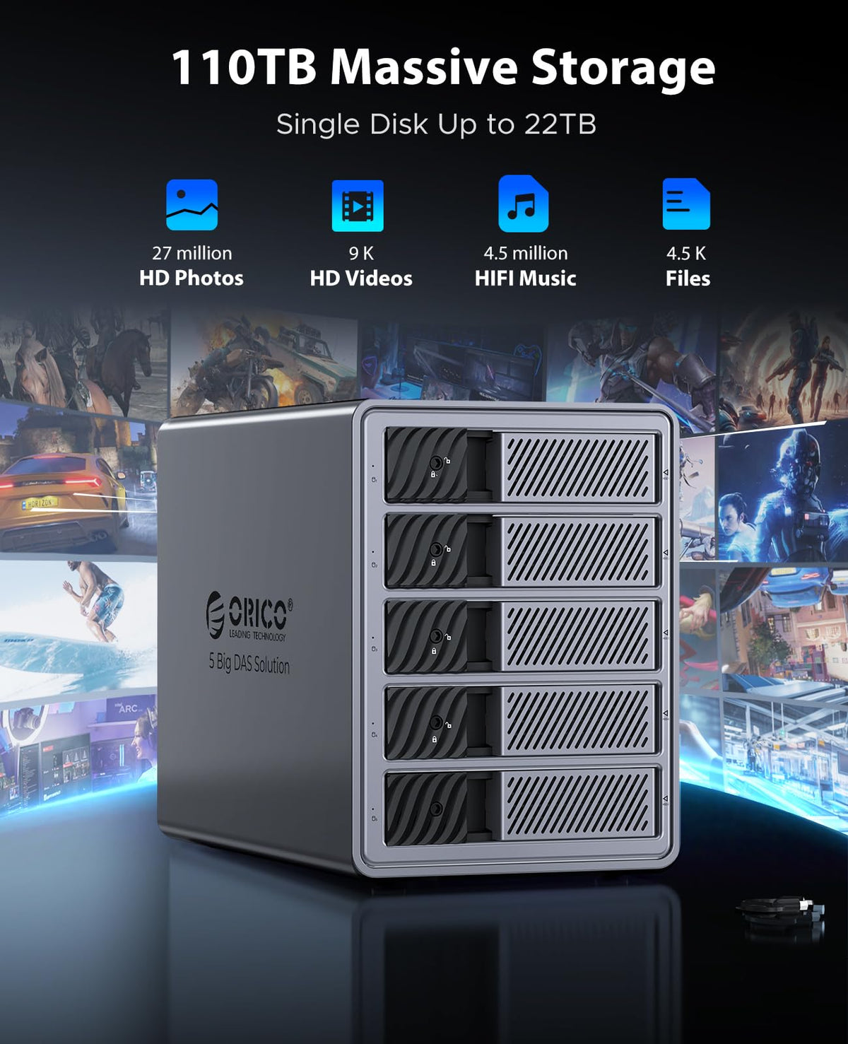 5 Bay HDD Enclosures U53181