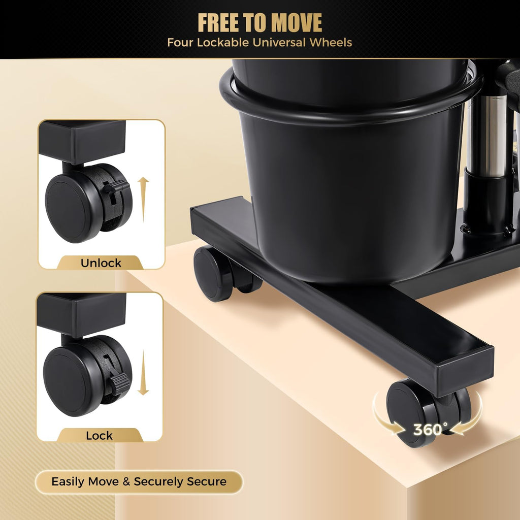 Portable Shampoo Bowl with Electric Pump, Adjustable Height, Dual Bucket Design Q4812