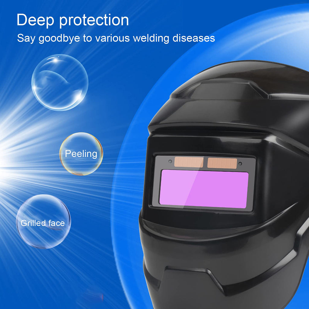 Adjustable Solar Powered Auto Darkening Welding Helmet V443