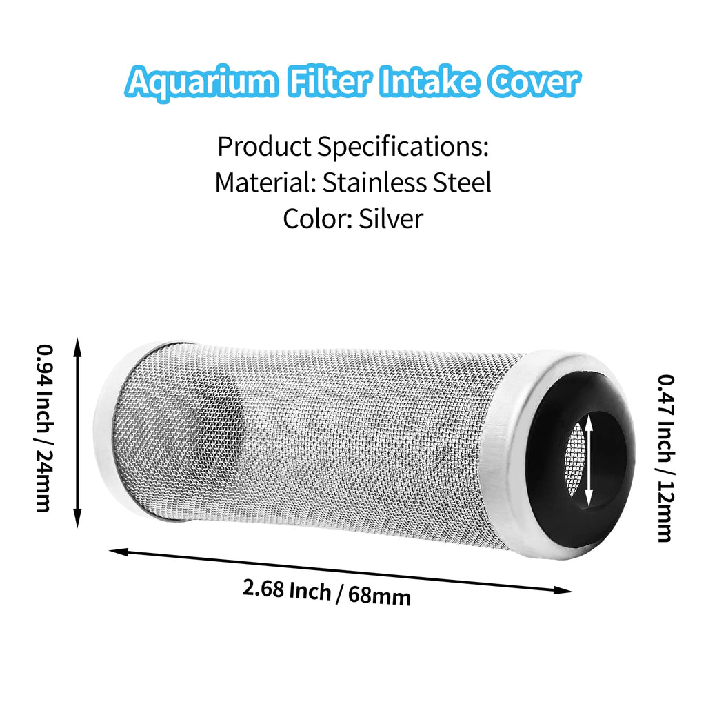 Stainless Steel Aquarium Filter Intake Cover 12mm H988981