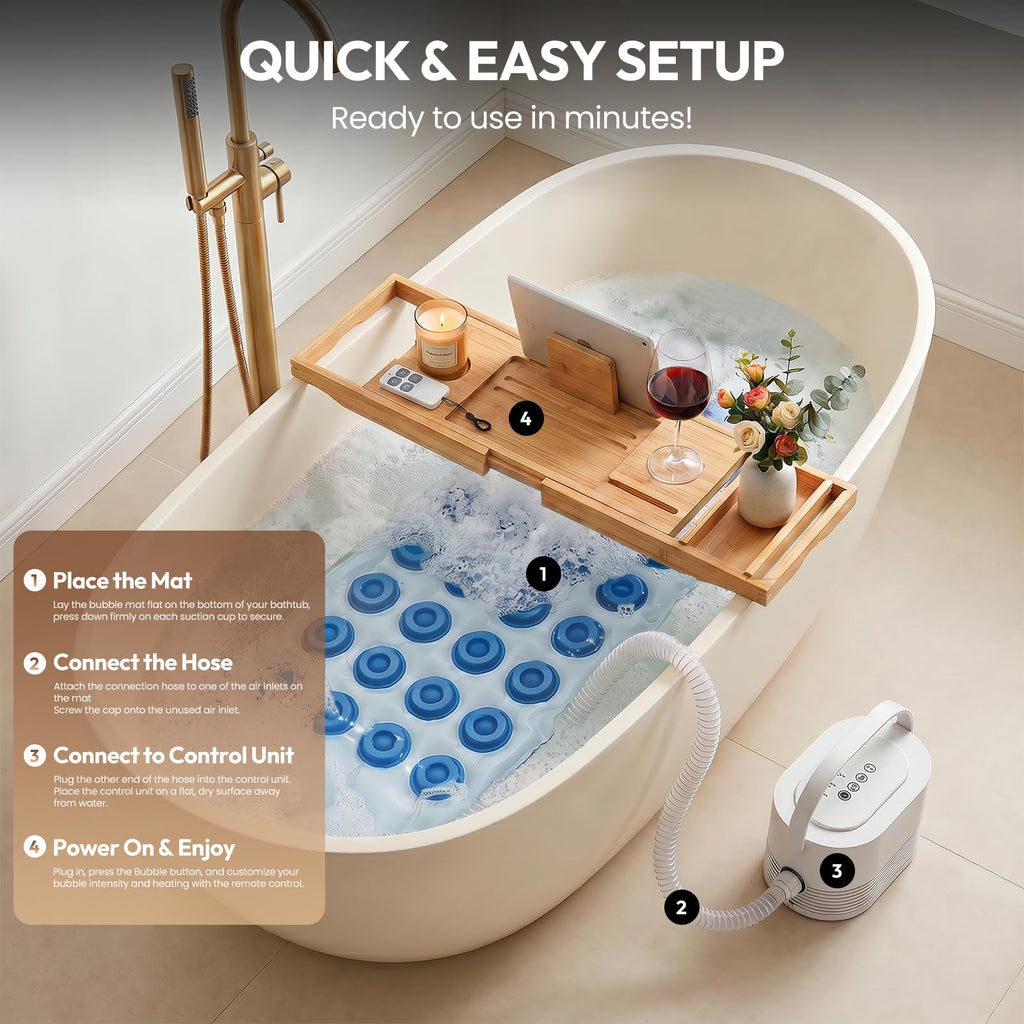 Bubble Bath Mat with Heater I70935