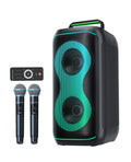 500W Karaoke Machine with 2 Wireless Microphones and Dual 6.5'' Subwoofers B539032