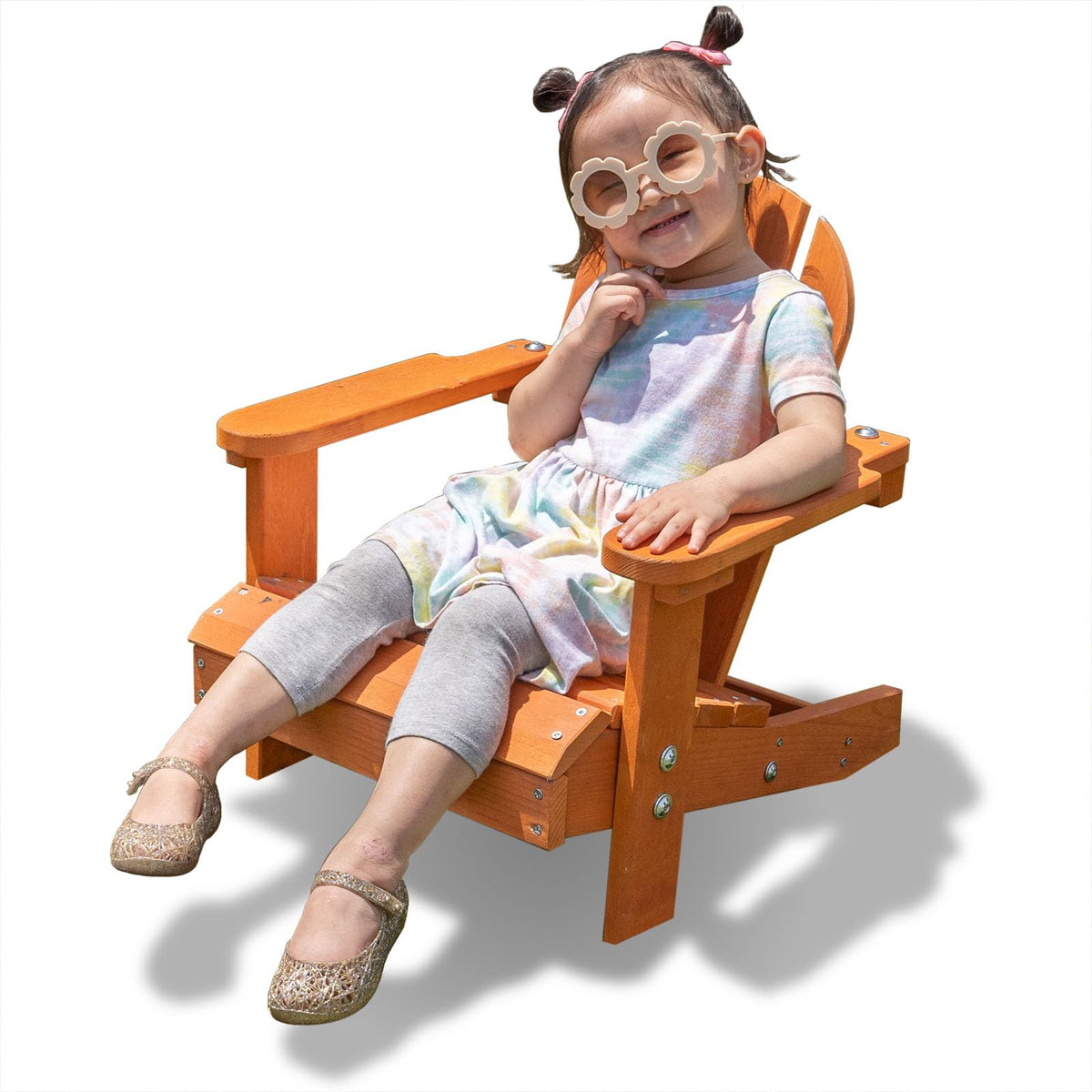 Brown Wooden Adirondack Chair F369258