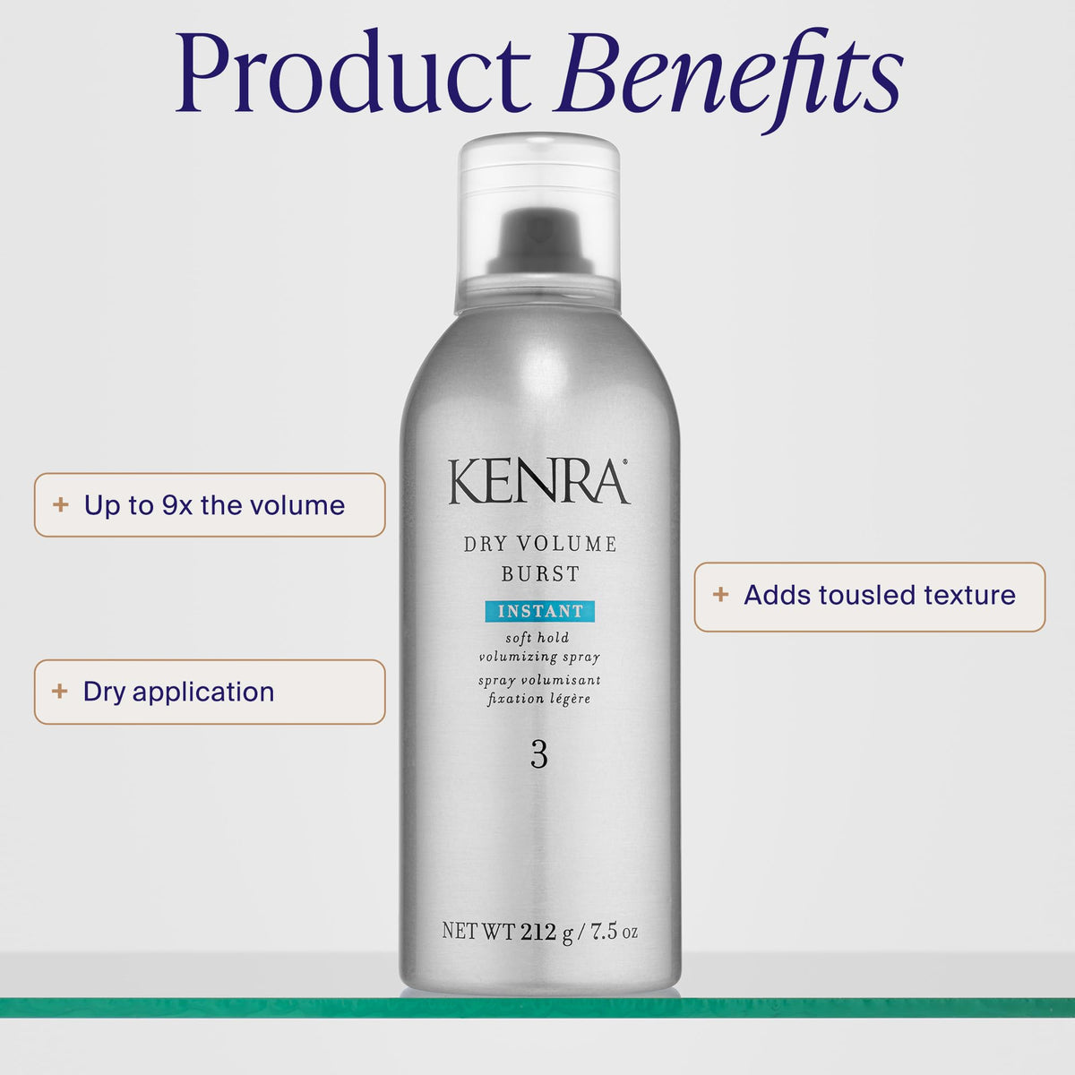 Instant Volume Hairspray Soft Hold Volumizing Spray M913