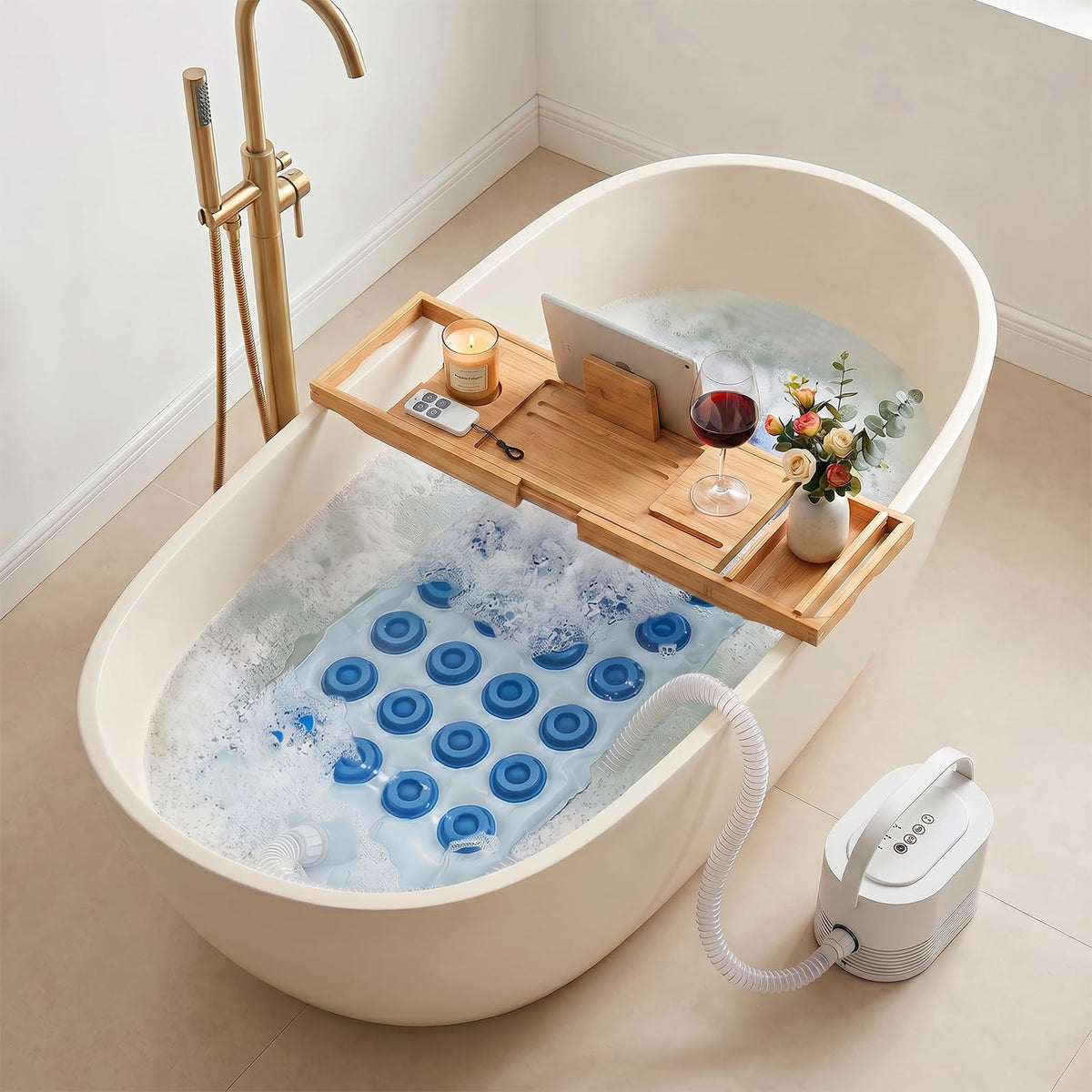 Bubble Bath Mat with Heater I70935