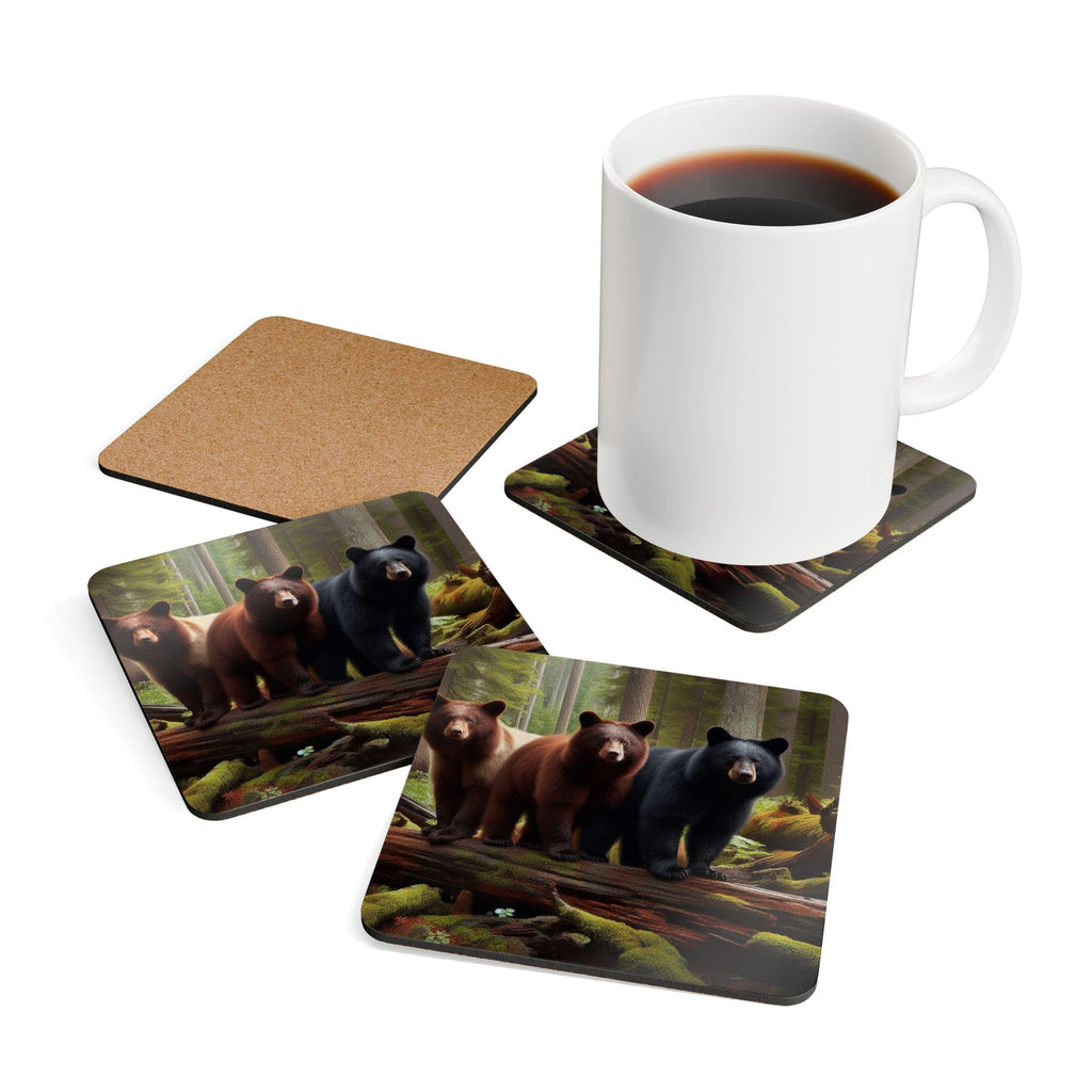 Black Bear Coasters Set of 4 G8962