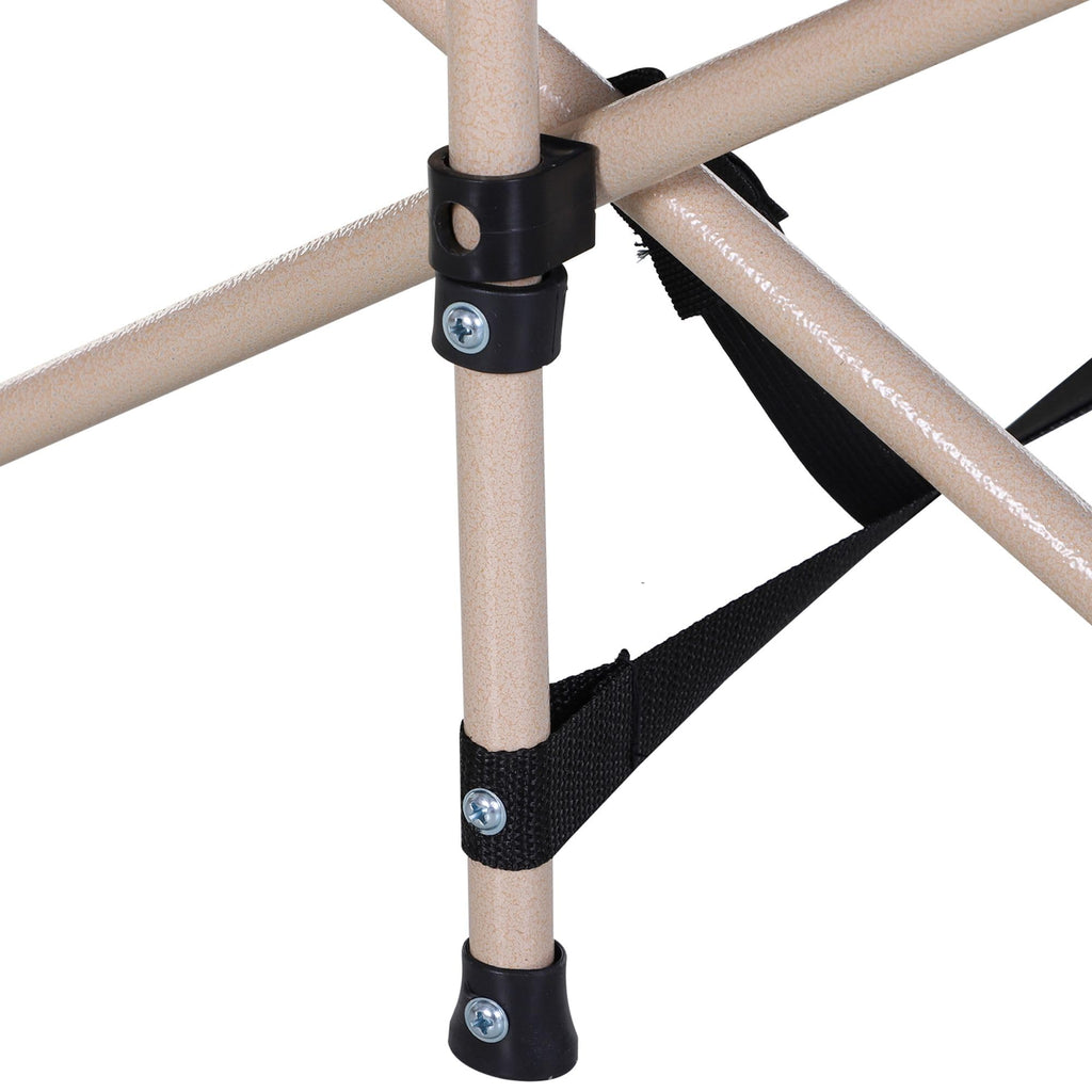 Folding Camping Cot with Carry Bag, Side Pocket, Blue M8705