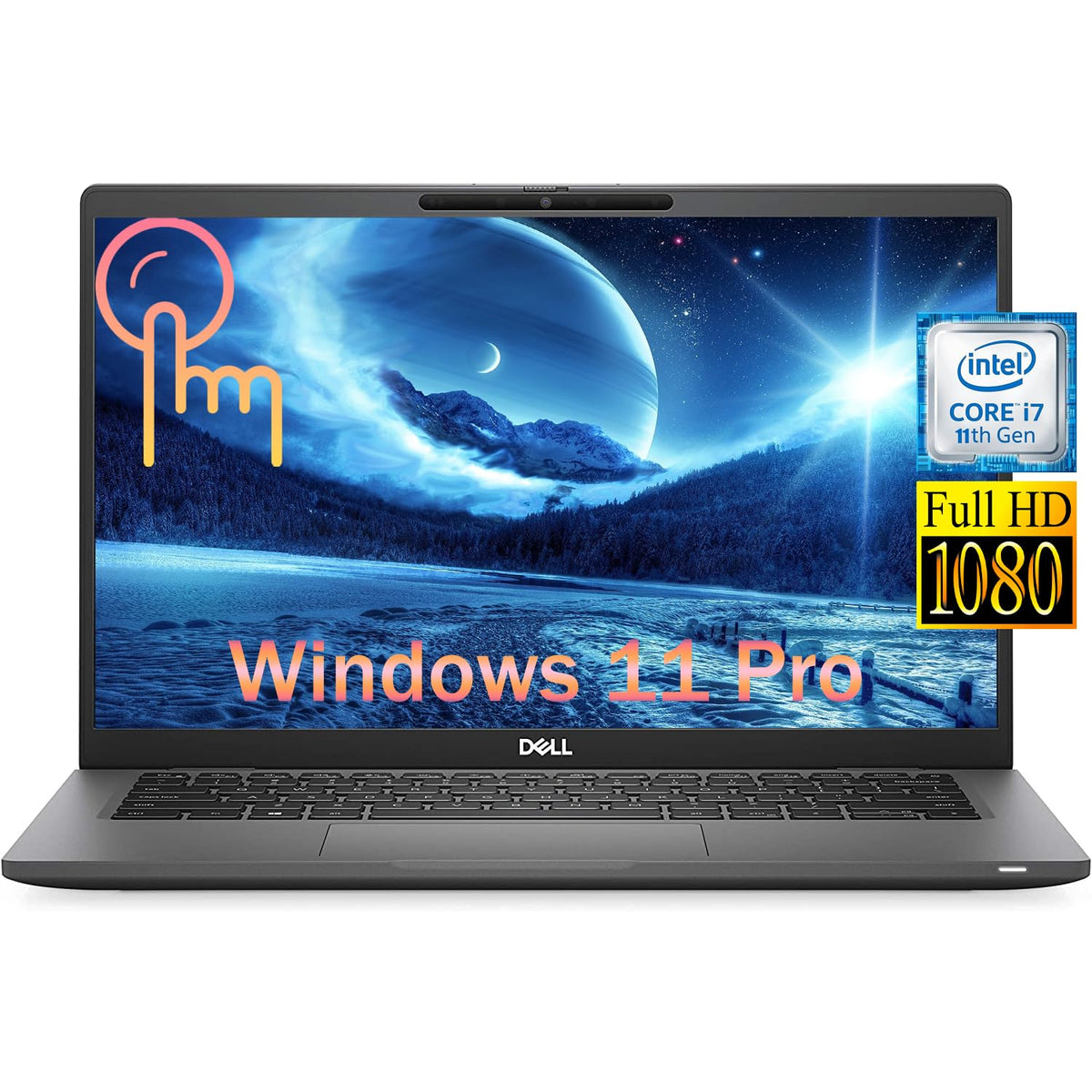 Touchscreen Laptop Computer, Intel Core i7, 16GB RAM, 512GB SSD, 14" FHD Notebook B104864