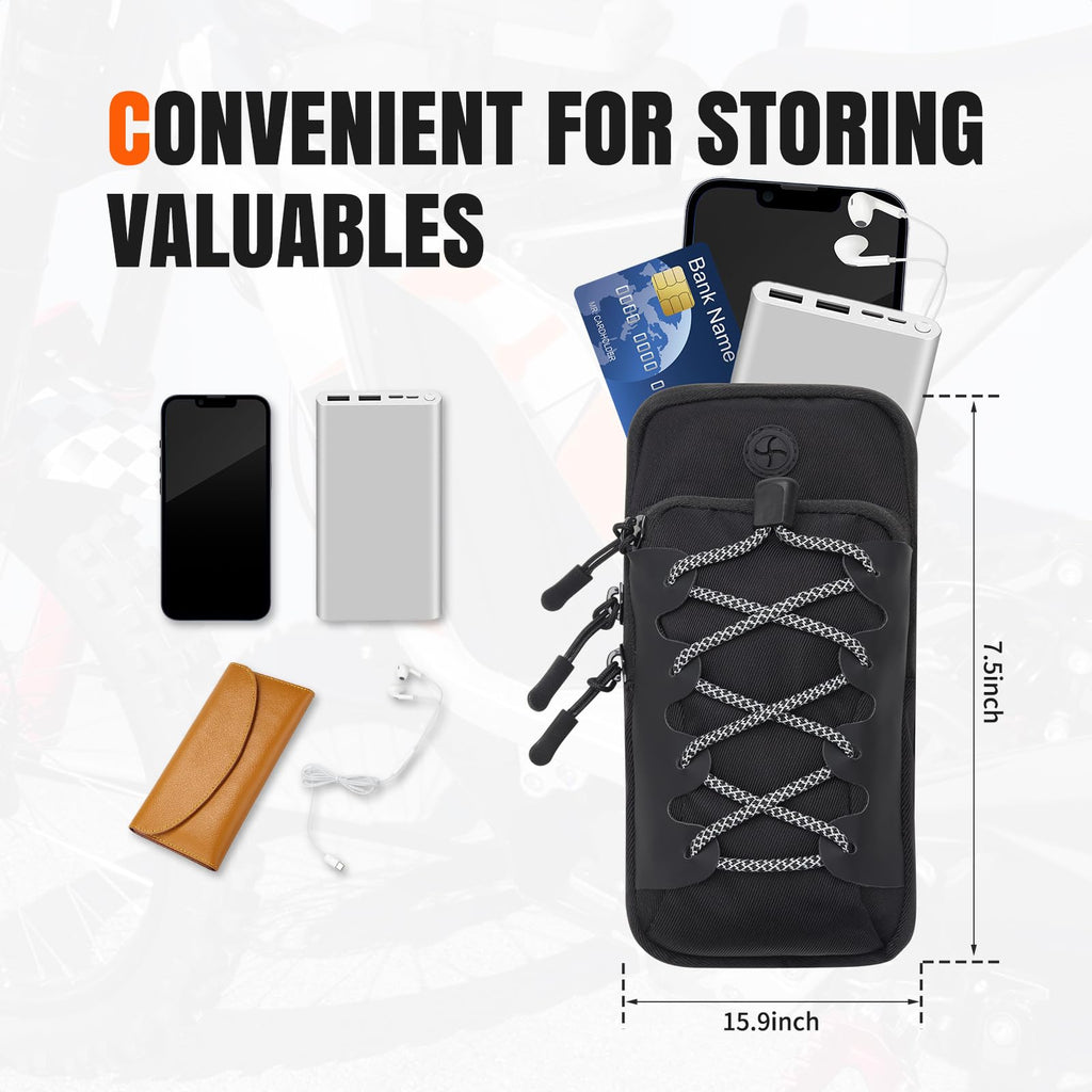 Black Dirt Bike Frame Bag Y7370