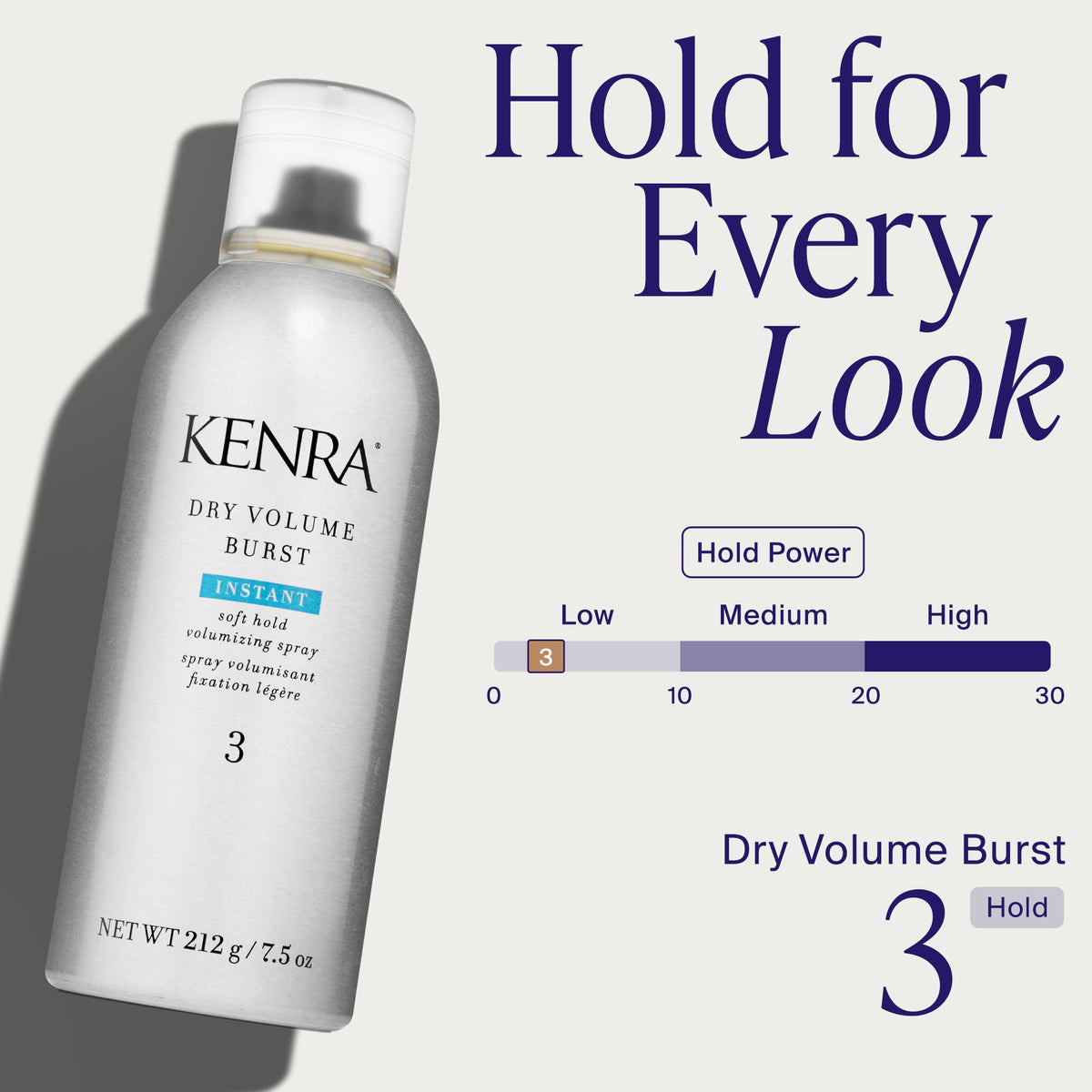 Instant Volume Hairspray Soft Hold Volumizing Spray M913