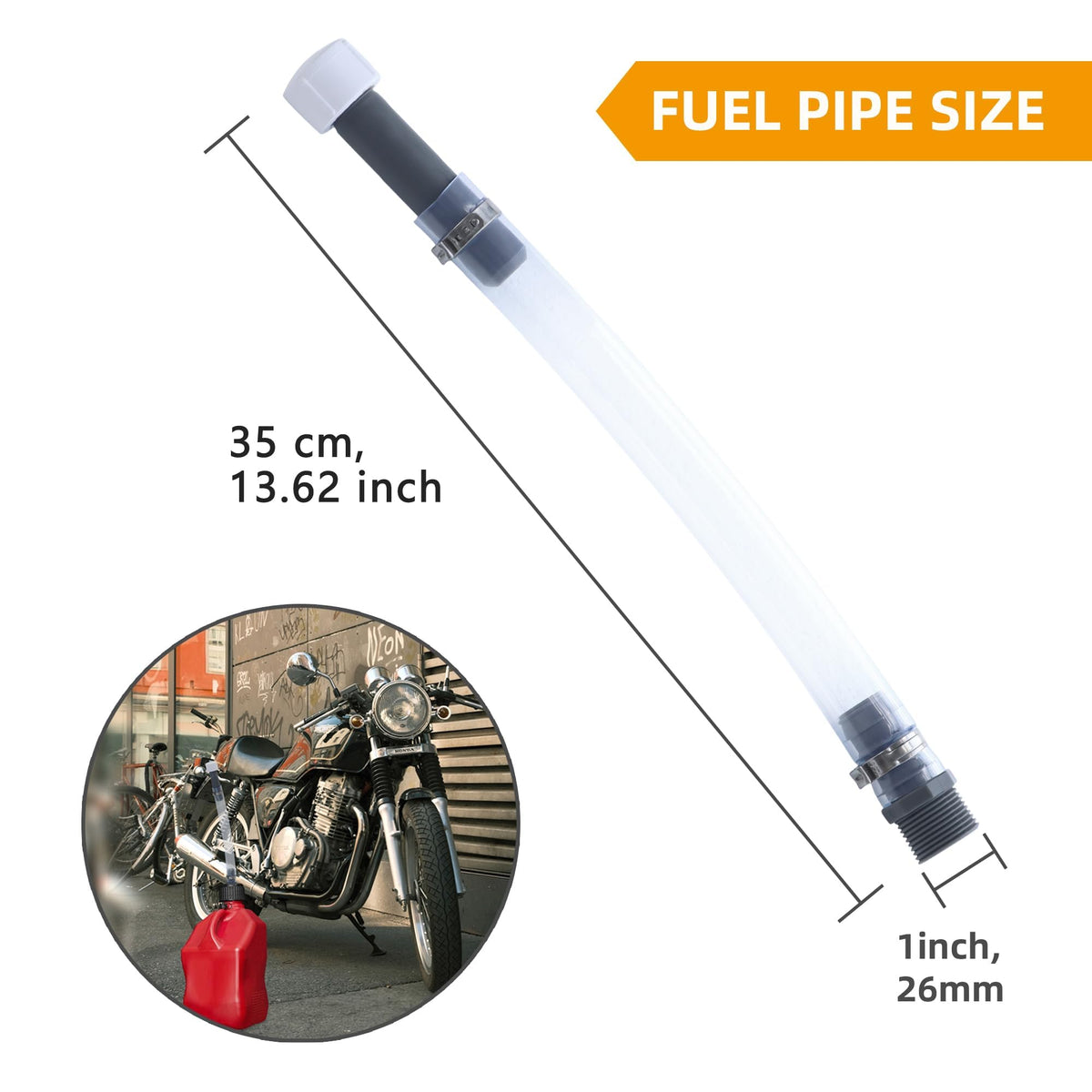 Racing Fuel Jug Replacement Hose S8896