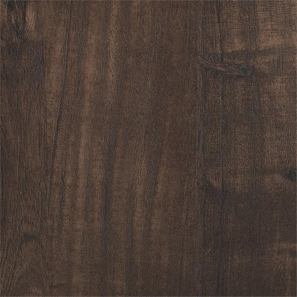 58" Rustic Wood Corner TV Stand, Dark Walnut W1532
