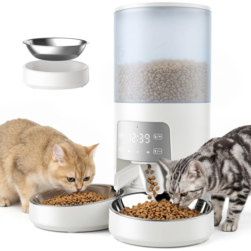 Automatic Cat Feeder 6L White V73156