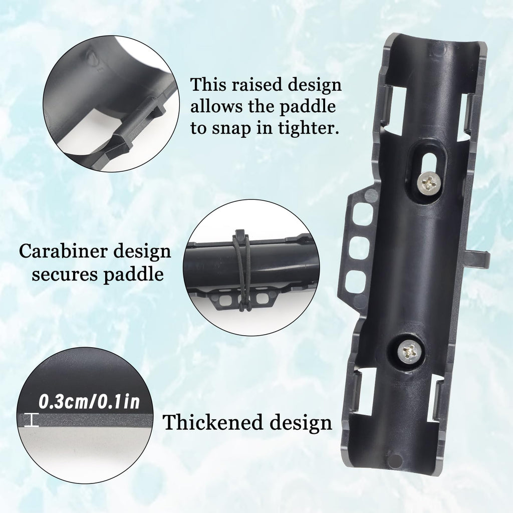 2PCS Kayak Paddle Holder with Leashes & Locking Kits T241