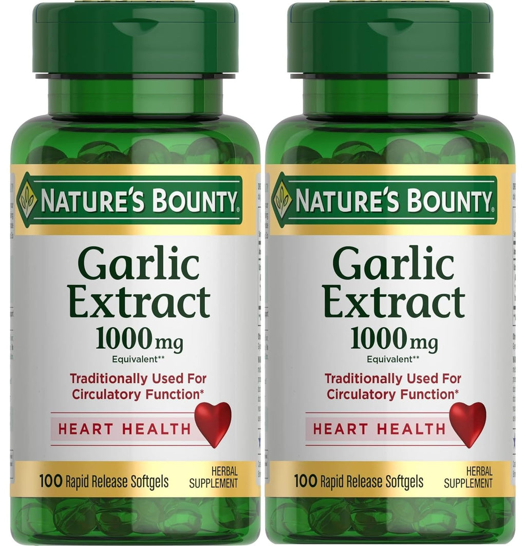 Garlic Extract 1000 mg Softgels Pack of 2 X887607