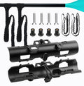 2PCS Kayak Paddle Holder with Leashes & Locking Kits T241