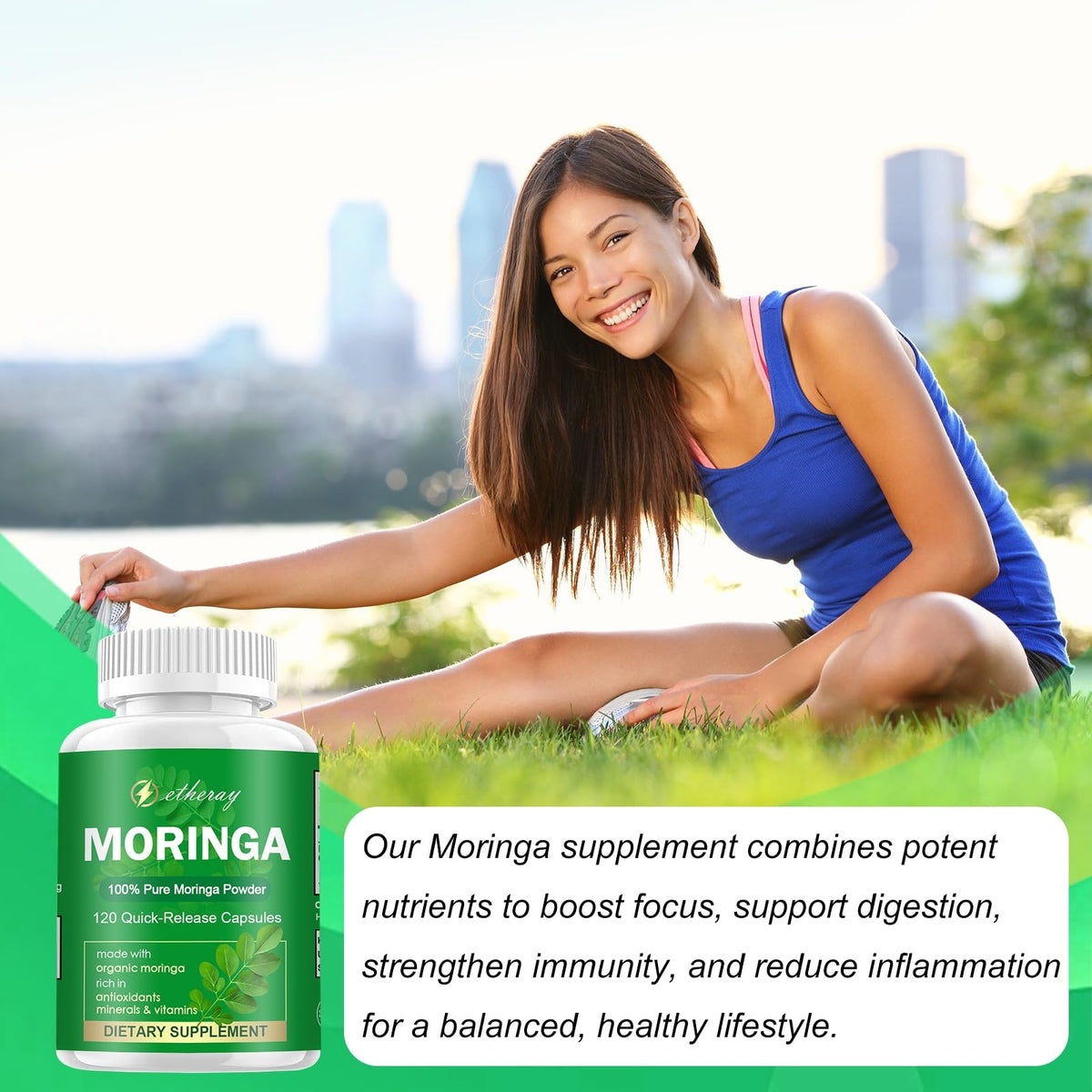 Moringa Capsules 800mg 120 Capsules N5708