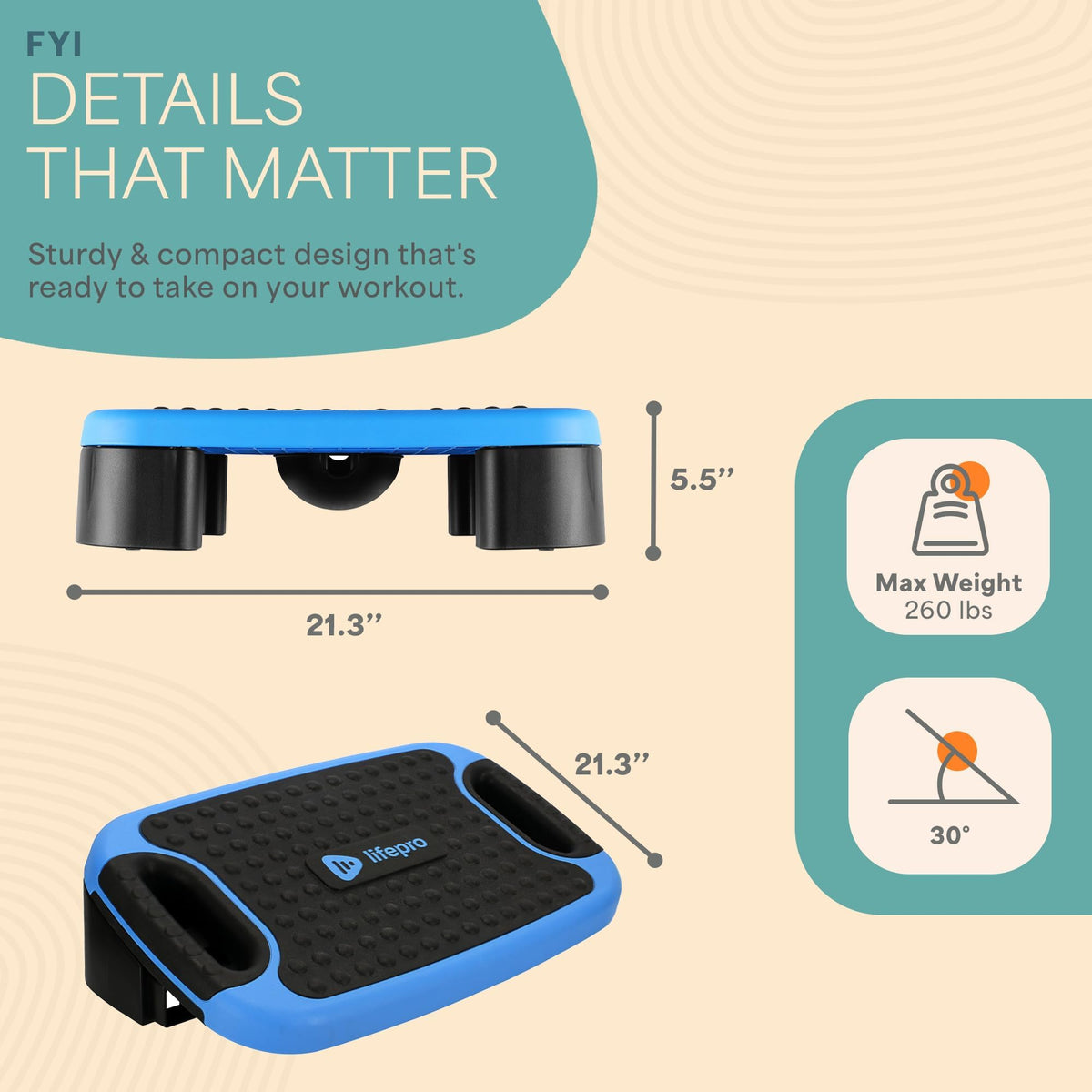 4-in-1 Adjustable Exercise Platform G83779