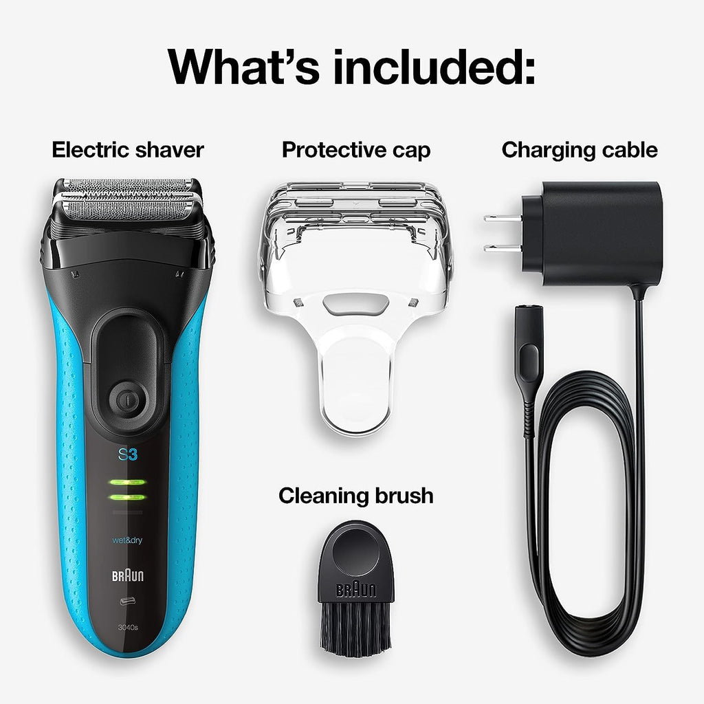 Electric Series 3 Wet & Dry Foil Shaver with Precision Trimmer C180673