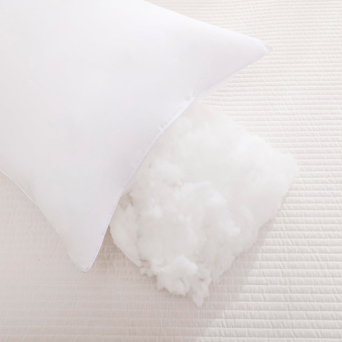 Gold Down Alternative Bed Pillow Set of 2 King Size Q335034