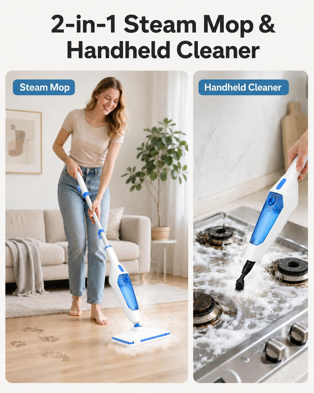 14-in-1 Detachable Steam Floor Mop I921