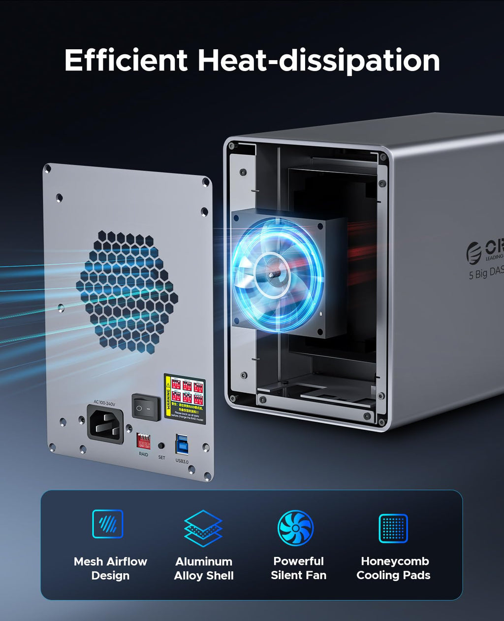 5 Bay HDD Enclosures U53181