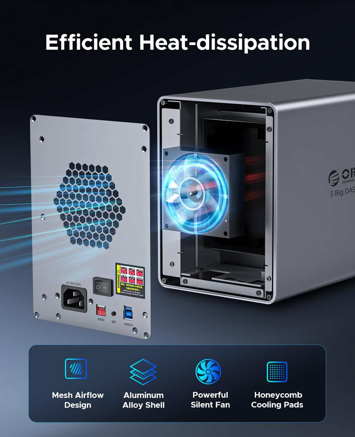 5 Bay HDD Enclosures U53181