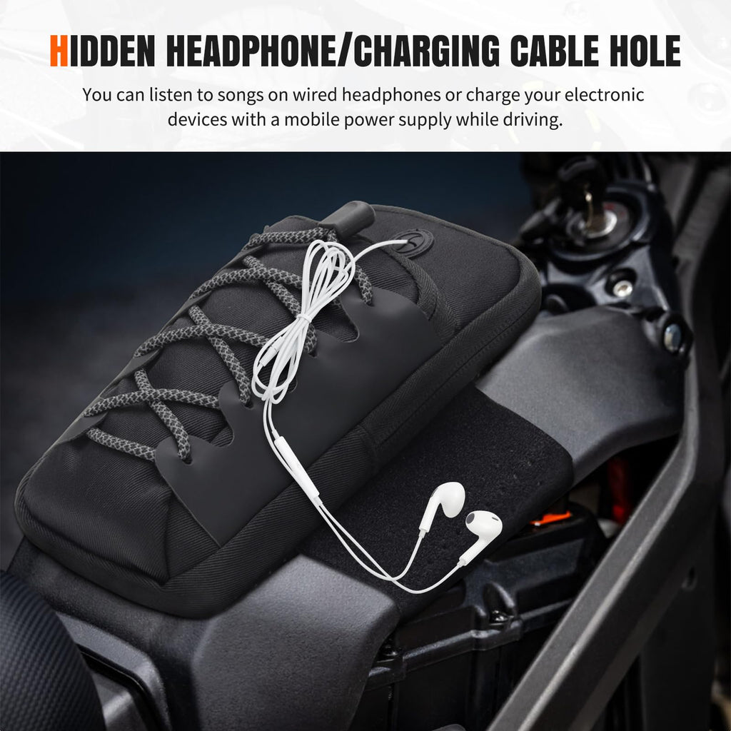 Black Dirt Bike Frame Bag Y7370