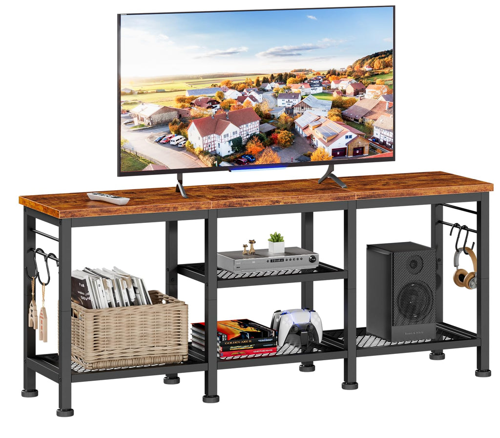 TV Stand with Open Shelves Q12641