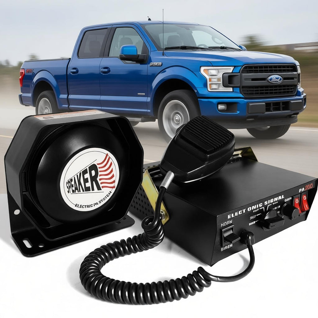 12V 100W Emergency Siren PA System Kit P5076