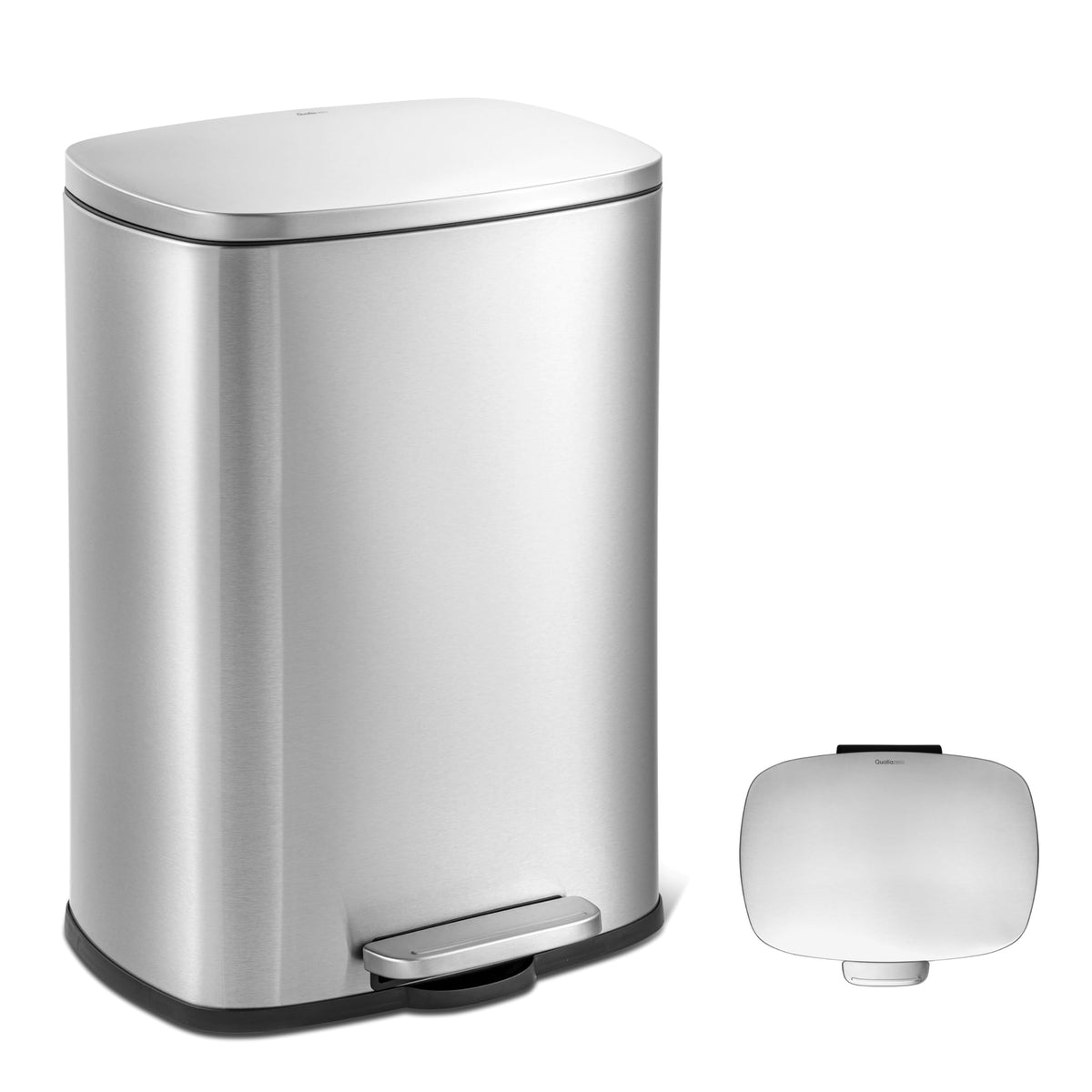 50L Stainless Steel Step-On Kitchen Trash Can U647723
