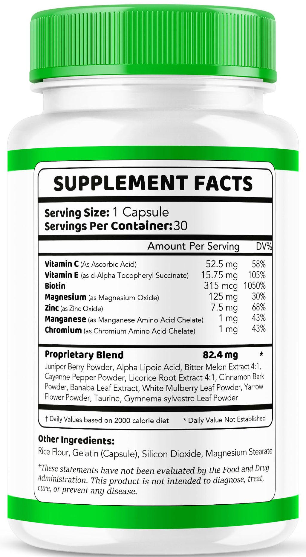 30 Capsules Supplement Pills Z32150