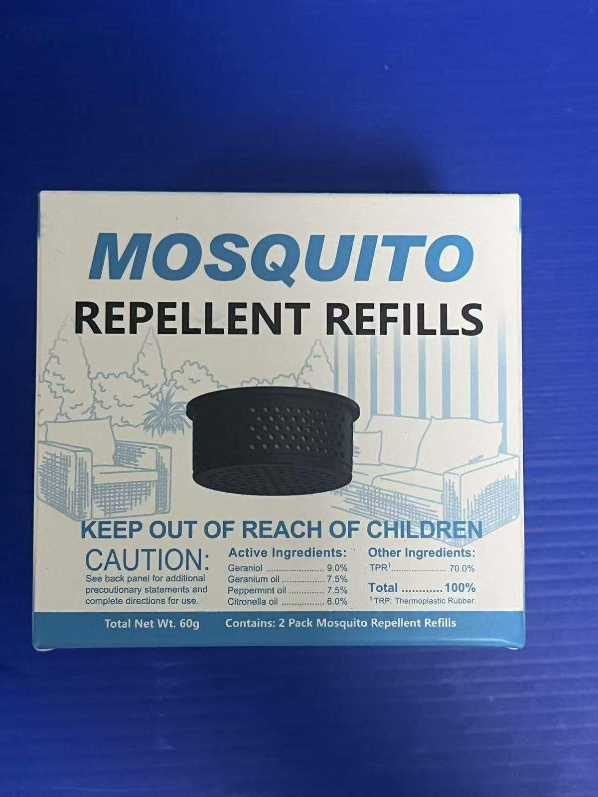 Mosquito Repellent Device Refills 2 Pack A750