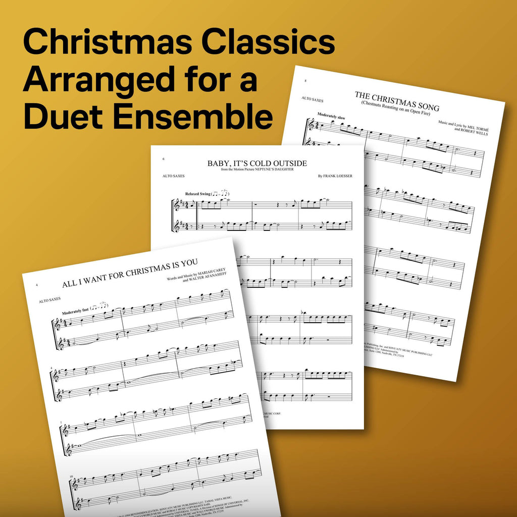 Christmas Alto Saxophone Duets M25344